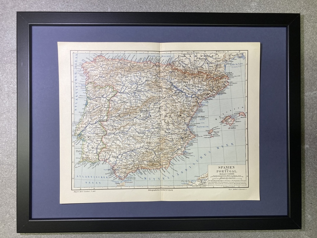 Landkarte Spanien & Portugal